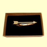Bassin and Brown - Arrow Tie Bar-  Gold