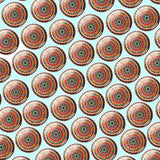 Bassin and Brown Bohemian Swirl Cufflinks -Wine.Green.Yellow.Blue