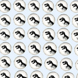 Bassin and Brown Dinosaur Cufflinks - White and Black