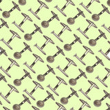 Bassin and Brown Golf Ball and Tee Cufflinks - Silver