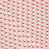 Bassin and Brown Guitar Jacket Lapel Pin - Red and White