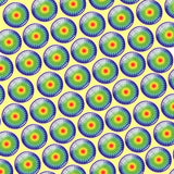 Bassin and Brown Kaleidoscope Centre Spot - Blue,Yellow and Green