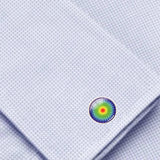 Bassin and Brown Kaleidoscope Centre Spot - Blue,Yellow and Green