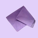 Bassin and Brown Lilac Ground With White Spot Pocket Square
