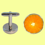 Bassin and Brown Orange Fruit Cufflinks