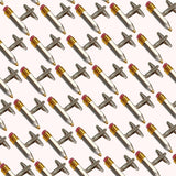 Bassin and Brown Pencil Cufflinks - Silver/Gold