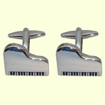 Bassin and Brown Piano Cufflinks - Silver