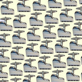 Bassin and Brown Piano Cufflinks - Silver