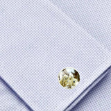 Bassin and Brown Polar Bear Cufflnks - White