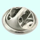 Bassin and Brown Polo Player Jacket Lapel Pin - Black/White