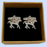 Bassin and Brown Silver Polo Player and Horse