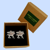 Bassin and Brown Silver Polo Player and Horse