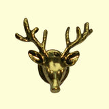Bassin and Brown Stag Vintage Bronze Lapel Pin