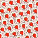 Bassin and Brown Strawberry Fruit Cufflinks - Red