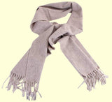 Bassin and Brown - Plain - 100% Wool - Mens Scarf - Design Veal - Beige