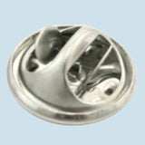 Bassin and Brown Vinyl Disc Lapel Pin - Blue.Black