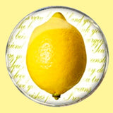 Bassin and Brown Lemon Fruit Cufflinks - Yellow and White