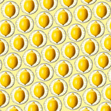 Bassin and Brown Lemon Fruit Cufflinks - Yellow and White