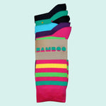 Bassin And Brown 5 Pack Assorted Bamboo Socks - Multi Styles and Colours