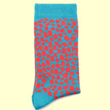 Bassin and Brown Women’s Abstract Print Three-Pack Bamboo Socks - Assorted Colours