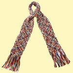 Bassin and Brown Aurelia Chunky Acylica Fringed Scarf  - Multi Coloured