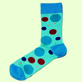 Bassin And Brown Three Pairs of Bamboo Socks Pack - Geometric Shapes and Multi Colours