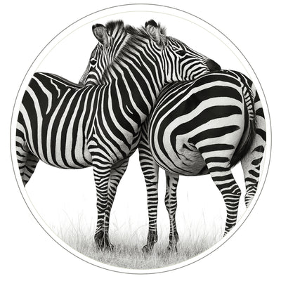 Bassin and Brown Zebra Cufflinks - Black and White