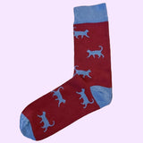 Bassin and Brown Men's Milo Cats 100% Bamboo Socks, 5-Pack – Multi-Coloured