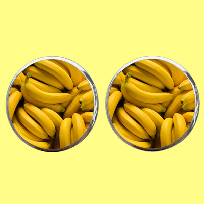 Bassin and Brown Banana Cufflinks – Yellow