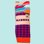 Bassin and Brown Senna 5-Pack Bamboo Socks – Assorted Designs, Multicolour