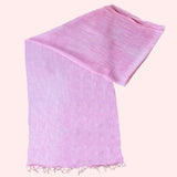 Bassin and Brown Chappel Plain Modal Unisex Scarf - Pink