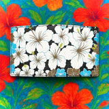 Bassin and Brown Floral Hibiscus Bi-Fold Wallet – Durable, Stylish & Functional