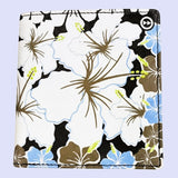 Bassin and Brown Floral Hibiscus Bi-Fold Wallet – Durable, Stylish & Functional