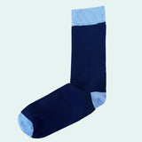 Bassin and Brown Men’s 3-Pack Bamboo Socks with Contrasting Heels & Toes – Bottle Green, Navy & Smoke Grey