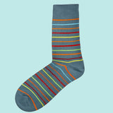 Bassin and Brown Senna 5-Pack Bamboo Socks – Assorted Designs, Multicolour