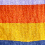 Bassin and Brown Multi Coloured Stripe Socks - Blue, Green, Pink, Orange, Yellow and Grey