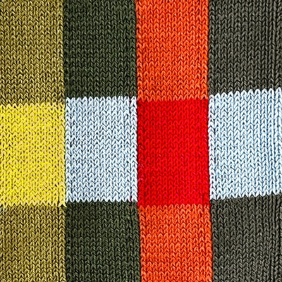 Bassin and Brown Men’s Checked Socks - Multi Coloured