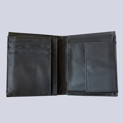 Bassin and Brown Red Phoenix and Dragon Batik Art Bi-Fold Wallet