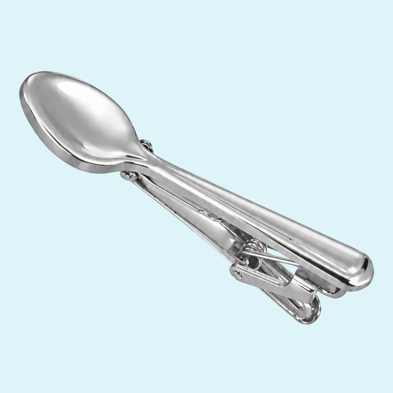 Bassin and Brown Silver Spoon Tie Bar