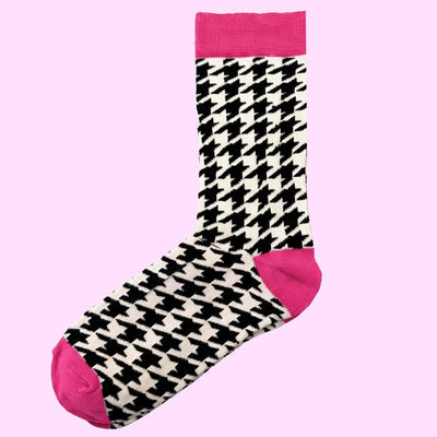 Bassin and Brown Women’s Bamboo Socks – Houndstooth Three-Pack (Assorted Colours)