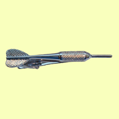 Bassin and Brown Darts Arrow Silver Tie Bar