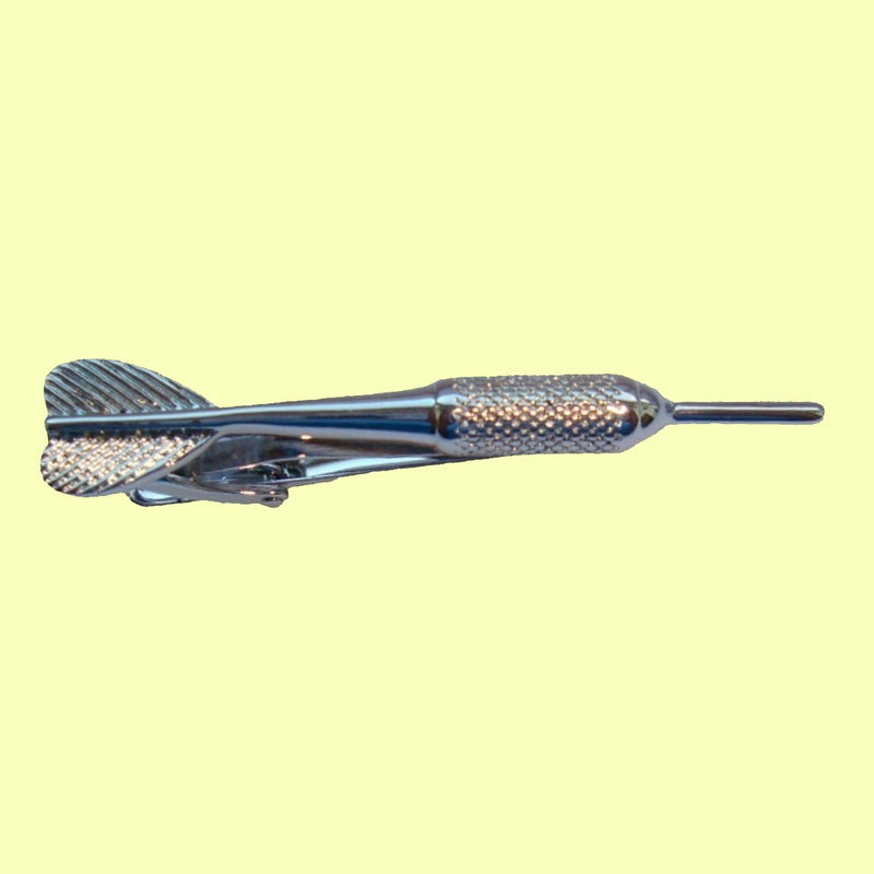Bassin and Brown Darts Arrow Silver Tie Bar
