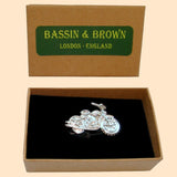 Bassin and Brown Silver Motorbike Tie Bar