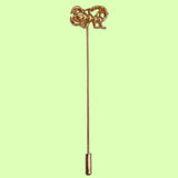 Bassin and Brown Gold Scorpion Jacket Lapel Pin
