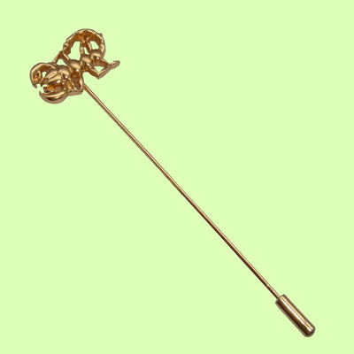 Bassin and Brown Gold Scorpion Jacket Lapel Pin