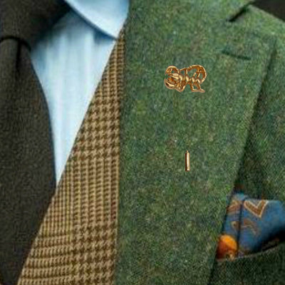 Bassin and Brown Gold Scorpion Jacket Lapel Pin