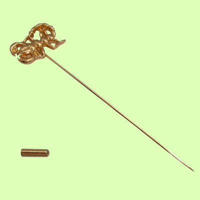 Bassin and Brown Gold Scorpion Jacket Lapel Pin