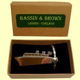 Bassin and Brown Silver Ship Keyring