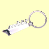 Bassin and Brown Silver Ship Keyring