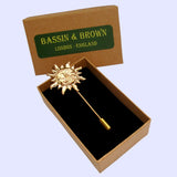 Bassin and Brown Sun Gold - Lapel Pin